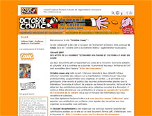 Tablet Screenshot of octobre.couac.org